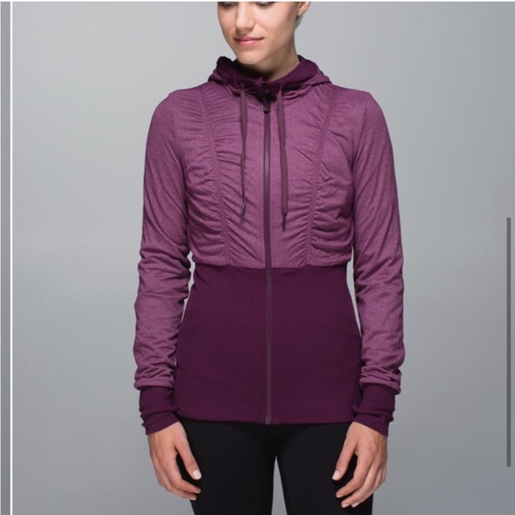 Lululemon- Dance Studio Jacket III in plum - Size 6 - Picture 3 of 9